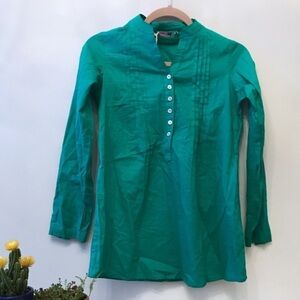 NWT Akkriti India Green Tunic Shirt XS​​​​